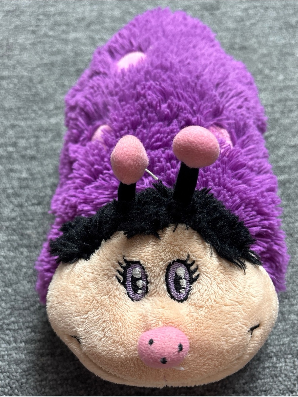 Pillow Pets Pee-Wees 11" Purple Dreamy Ladybug Plush Limited Edition 2011